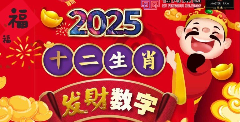 鲍一凡老师 | 2025十二生肖发财数字 鲍一凡老师 | 2025十二生肖发财数字