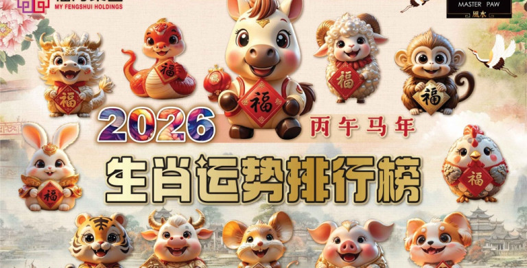 鲍一凡老师 | 2026生肖运势排行榜 (附加视频)