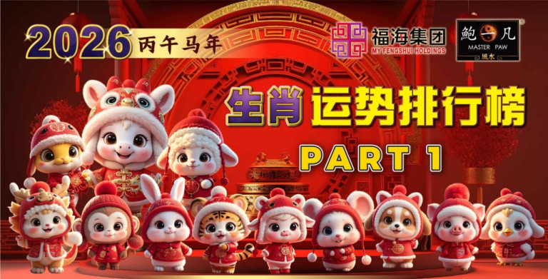 鲍一凡老师 | 2026十二生肖运势排行榜 Part 1