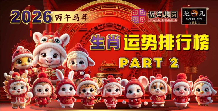鲍一凡老师 | 2026十二生肖运势排行榜 Part 2