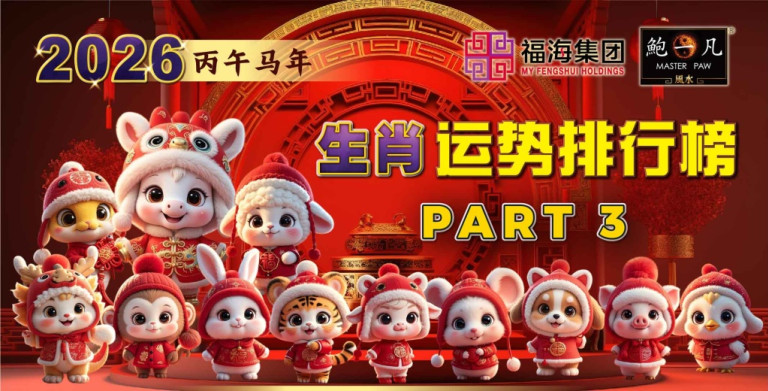 鲍一凡老师 | 2026十二生肖运势排行榜 Part 3
