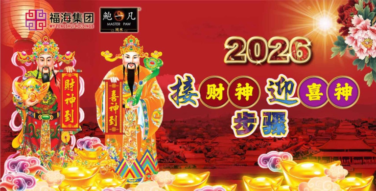 鲍一凡老师 | 2026接财神迎喜神步骤