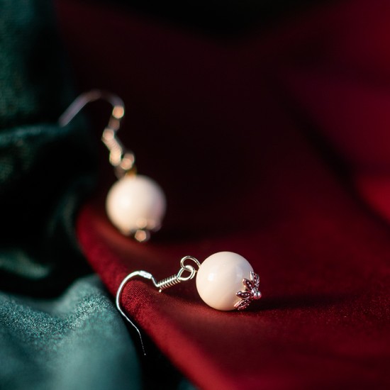 砗磲耳环 Tridacna Earrings