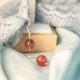 草莓晶耳环 Strawberry Quartz Earrings