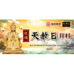代烧天赦日拜料 Burn On Behalf Of Amnesty Day Joss Paper 代烧天赦日拜料 Burn On Behalf Of Amnesty Day Joss Paper