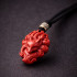 帝王砂九尾狐吊坠 CINNABAR FOX SPIRIT PENDANT 
