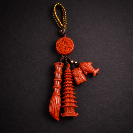 帝王砂文昌宝挂 CINNABAR AUSPICIOUS CHARM FOR STUDY 帝王砂文昌宝挂 CINNABAR AUSPICIOUS CHARM FOR STUDY