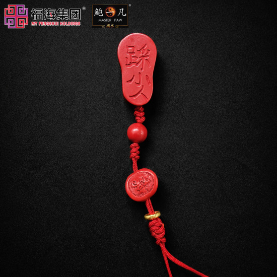 帝王砂贵人鞋 PENDANT OF CHINESE ANCIENT COINS AND SHOES IN CINNABAR 帝王砂贵人鞋 PENDANT OF CHINESE ANCIENT COINS AND SHOES IN CINNABAR