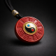 紫金砂八卦平安吊坠 CINNABAR PEACE PENDANT