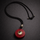 紫金砂八卦平安吊坠 CINNABAR PEACE PENDANT