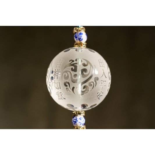 吉祥球流苏吊饰