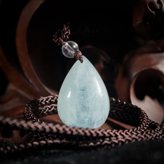 海蓝宝吊坠 Aquamarine Pendant