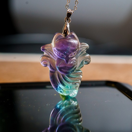 优美狐仙吊坠  Nine Tails Fairy Fox Pendant