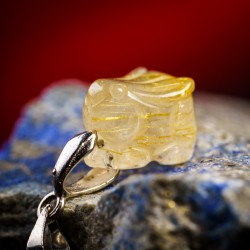 玉兔来富吊坠 玉兔来富吊坠