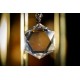 白水晶大卫星吊坠 - 大 Clear Quartz Star of David Pendant - Big