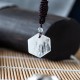 白水晶大卫星吊坠（纯白）Milky Quartz Star of David Pendant