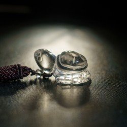 白水晶长寿龟吊坠 白水晶长寿龟吊坠