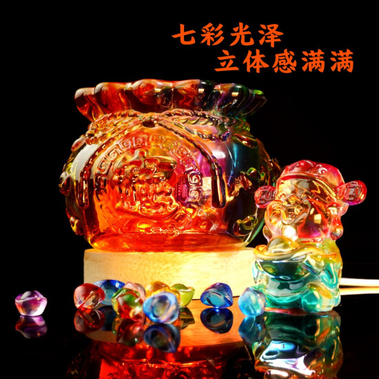 七彩财禄聚宝盆 COLORFUL FORTUNE TREASURE BOWL