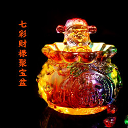 七彩财禄聚宝盆 COLORFUL FORTUNE TREASURE BOWL 七彩财禄聚宝盆 COLORFUL FORTUNE TREASURE BOWL