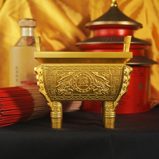 四方纳福黄金盛鼎 Prosperous Golden Cauldron