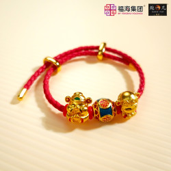 财喜双收手绳 WEALTH AND JOY LUCKY STRING