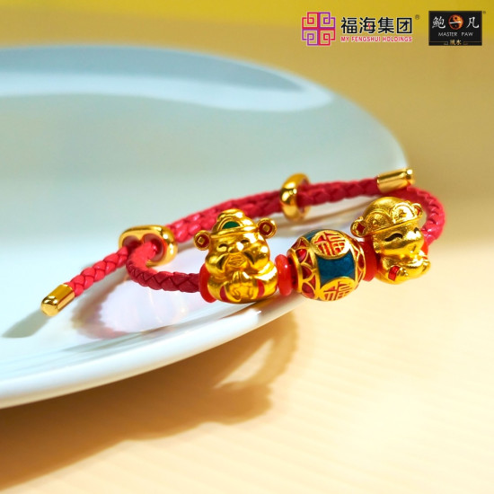 财喜双收手绳 WEALTH AND JOY LUCKY STRING 财喜双收手绳 WEALTH AND JOY LUCKY STRING