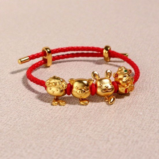 三合贵人生肖手绳 Three Match Zodiac Lucky Rope