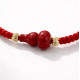 朱砂纳福手绳 CINNABAR FORTUNE RED STRING 朱砂纳福手绳 CINNABAR FORTUNE RED STRING
