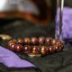 极品极光紫钛 Auralite Rutilated Amethyst Bracelet