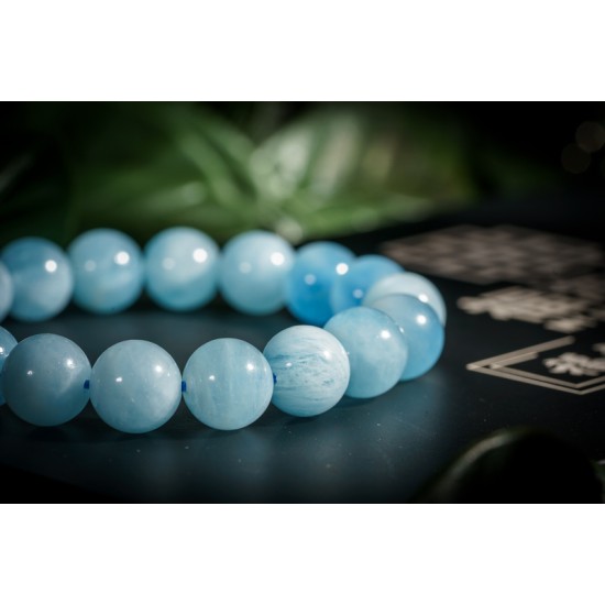 海蓝宝手链 Aquamarine Bracelet