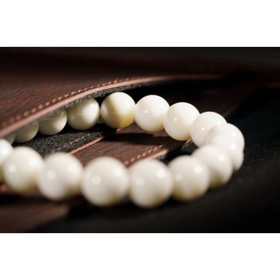 白砗磲手链 White Tridacna Bracelet