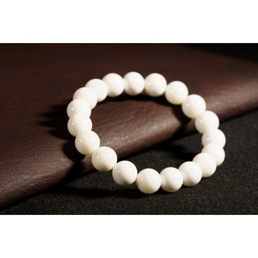 白砗磲手链 White Tridacna Bracelet
