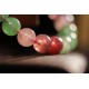 绿红草莓晶手链 Green And Red Strawberry Quartz Bracelet