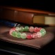 绿红草莓晶手链 Green And Red Strawberry Quartz Bracelet