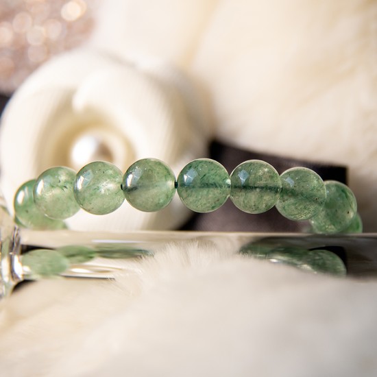 绿草莓晶手链 Green Strawberry Quartz Bracelet