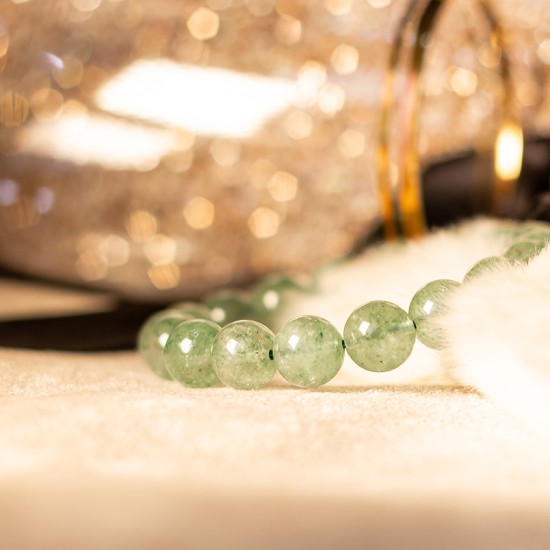 绿草莓晶手链 Green Strawberry Quartz Bracelet