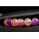 草莓超七手链 7-8mm Super 7 Golden Strawberry Crystal Bracelet 