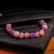 草莓超七手链 7-8mm Super 7 Golden Strawberry Crystal Bracelet 