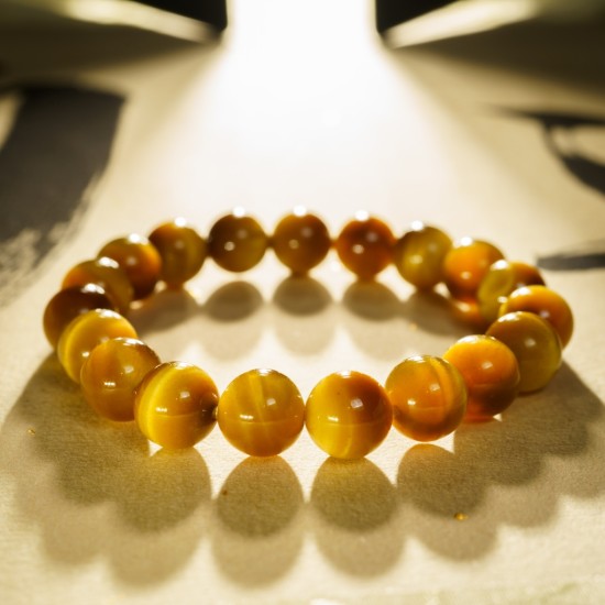 金虎眼石手链 Gold Tigerite Bracelet (14mm)