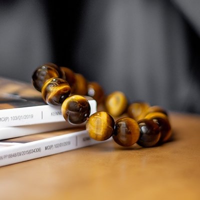 黄虎眼石手链 Yellow Tigerite Bracelet 黄虎眼石手链 Yellow Tigerite Bracelet