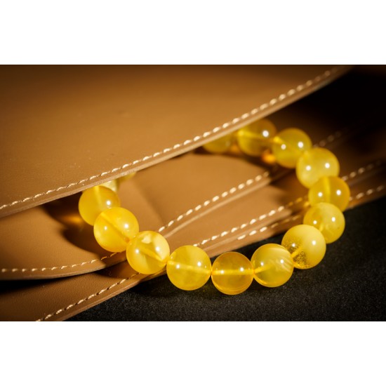 蜜蜡手链 Beeswax Amber Bracelet