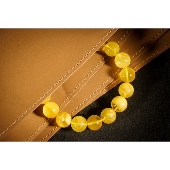 蜜蜡手链 Beeswax Amber Bracelet