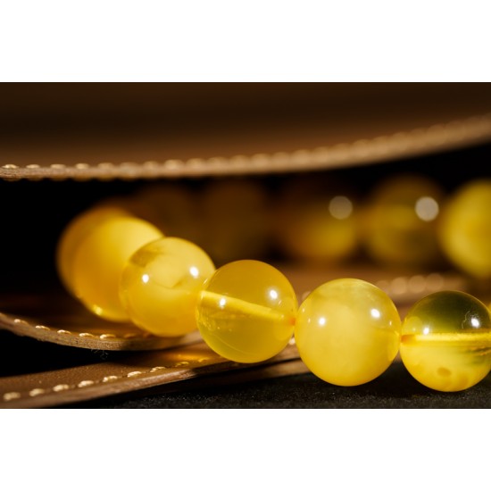 蜜蜡手链 Beeswax Amber Bracelet