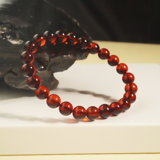 血珀手链 Blood Amber Bracelet