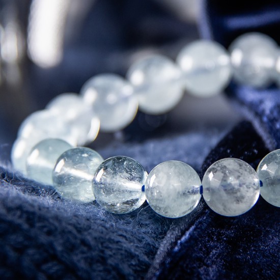 高等海蓝宝手链 High Grade Aquamarine Bracelet