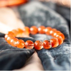 高等红兔毛手链 Red Rabbit Hair Quartz Bracelet