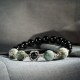 黑曜石+鹰眼石手链 Mix Crystal Bracelet (Obsidian + Hawk's eye)