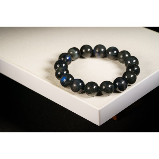 黑蓝月光手链 Black Moonstone Bracelet