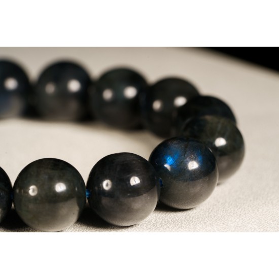 黑蓝月光手链 Black Moonstone Bracelet