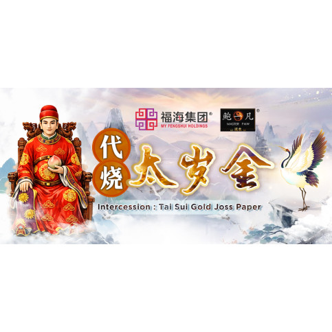 代烧太岁金 Intercession:Tai Sui Gold Joss Paper 代烧太岁金 Intercession:Tai Sui Gold Joss Paper